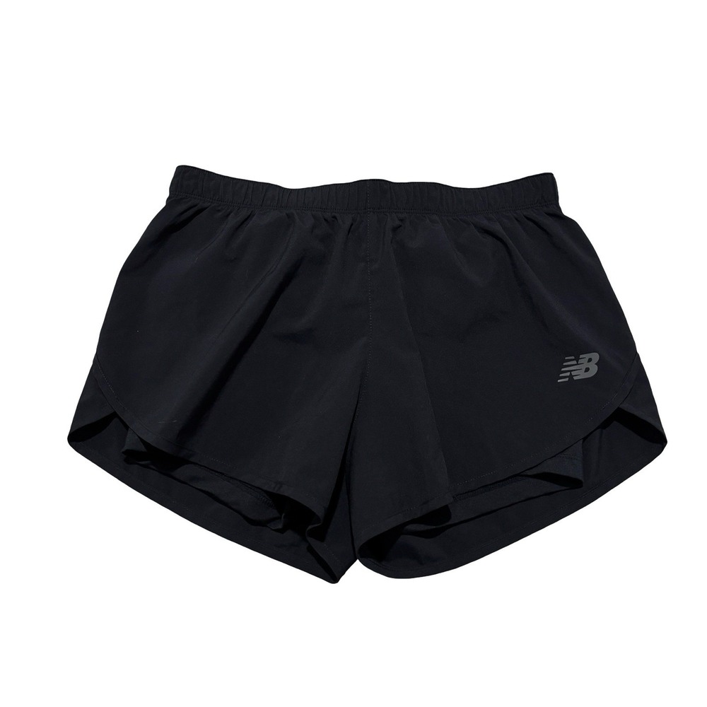 New Balance Women's Lined Athletic Running Shorts Black Size Small 28 x 3